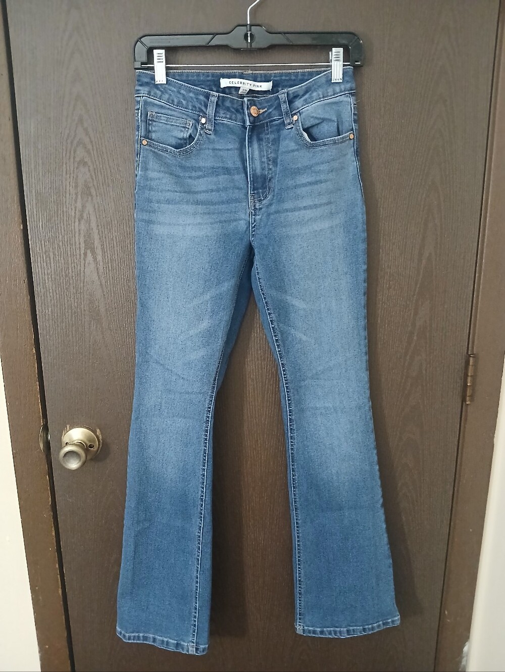 Celebrity Pink Blue Mid-Rise Flare Jeans